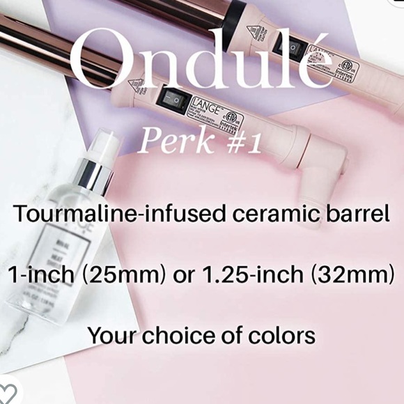 Lange Ondule 25mm Titanium Curling Wand - Picture 6 of 8